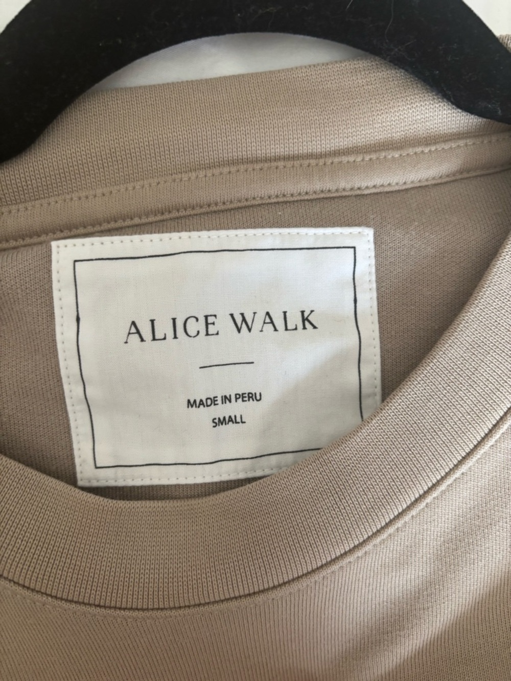 Alice Walk Crewneck Sweatshirt in Beige - Picture 3 of 4